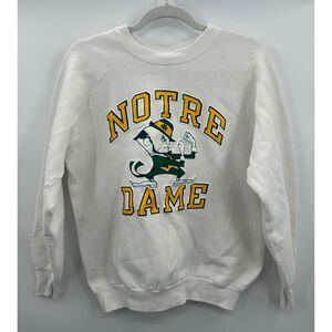 Vintage 90s Notre Dame Fighting Irish NCAA Crewneck Pullover Sweatshirt USA  L